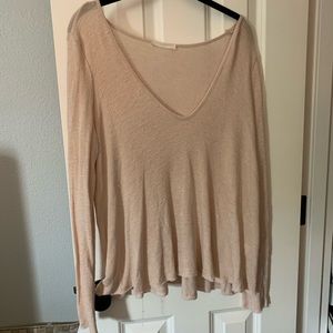Tan soft lightweight sweater